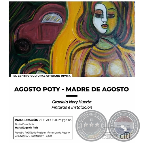 AGOSTO POTY - MADRE DE AGOSTO - Pinturas e Instalacin: Graciela Nery Huerta - Martes, 07 de Agosto de 2018